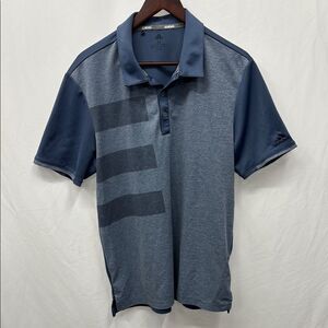 Adidas Blue Polo Shirt Modern Sporty Design